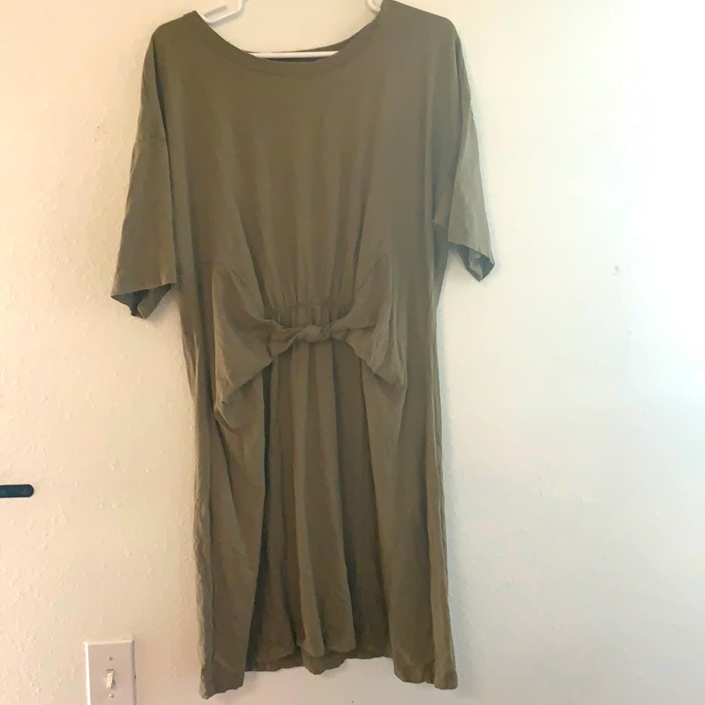 Aerie oversized shirt dress